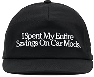 Hoonigan Broke AF Snapback Mütze, schwarz / weiß, Einheitsgröße