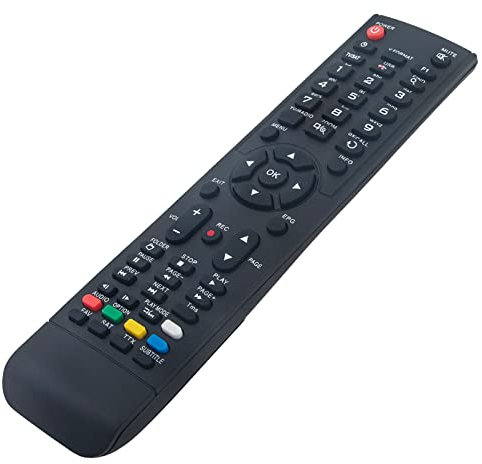 ALLIMITY Remplacer la Télécommande adaptée à Amiko Set Top Box Impulse Sat, Impulse T2/C, Micro HD, Mira, Micro HD SE, Mini Combo Extra, Mini Combo HD SE, Mini HD RE SE T2/C, Mini HD265