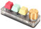 3-Tasten-Tastatur mit Knopf, Programmierbare DIY-Einhandtastatur, 3 Vollständig Programmierbare Tasten, Mechanischer Blauer Schalter, für Büro, Spiele, Musik, Medien, (Bunt)