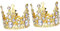 FRCOLOR 2 Stück Cupcake Geburtstagskrone Metall Party Tiara Krone Kuchendekoration Geburtstag Königin Hochzeitstorte Hochzeitsdekorationen Für Zeremonie Hochzeit Tiara Dessert Krone