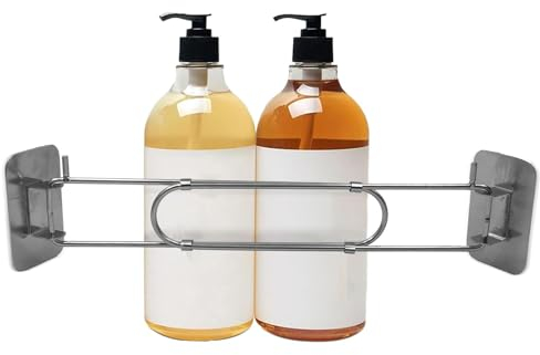 Visiblurry -Duschbar,Raumeckstangen aus Edelstahl zur Sicherung von Toilettenartikeln | EIN Muss für die Organisation von Wohnmobilen für Küchen, Lagerregale, Wohnwagen, Wohnmobile