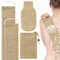 Gant Exfoliant Corps Gant de Crin, Sangle Lave Dos, Sac à Savon Exfoliant en Jute, Lanière Crin Gants Naturel, Accessoires pour le Bain pour Dos Corps Bain Douche Homme Femme