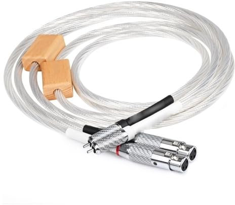 ALNHY Cavo Audio Da 7N RCA A XLR Maschio Femmina Cavo Di Segnale Audio Di Interconnessione HIFI Cavo Bilanciato For Amplificatore CD(0.5 Meters)