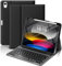 NOKBABO for iPad 11th 10th Generation Case with Keyboard, Magnetic Wireless Detachable Folio case with Pencil Holder, Keyboard for iPad 11th(A16,2025) & ipad 10th Generation(2022) - Black