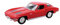 Toi-Toys Chevrolet Corvette 1963 Modellauto aus Metall Modell Auto Spielzeugauto 4-Varianten 94 (Rot)