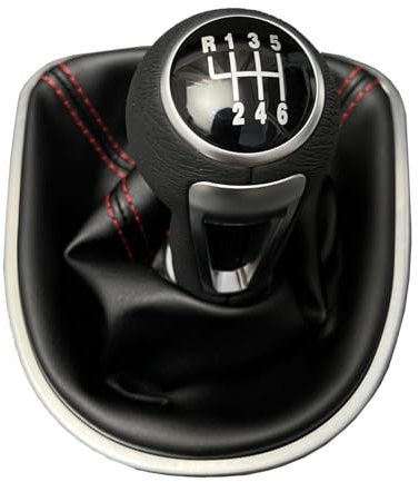 6-Gang-Schaltknauf aus PU-Leder für Seat Leon II Toledo III Altea XL 2005–2012