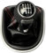 6-Gang-Schaltknauf aus PU-Leder für Seat Leon II Toledo III Altea XL 2005–2012