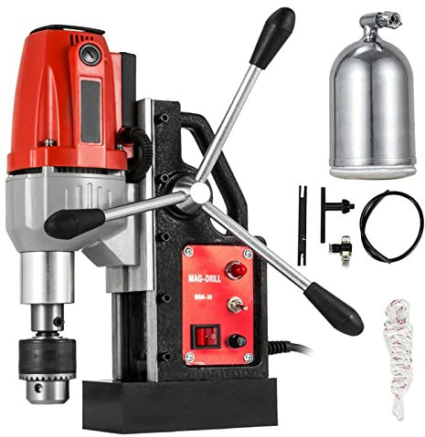 1100 W Magnetsäulenbohrgerät 40 mm Bohrungsdurchmesser Stahlkonstruktion Bohrgerät(BRM35)