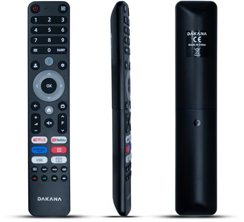 Dakana Telecomando per OK Saba e Peaq Telecomando UHD LED TV – OTV 32GH-5023C – 40GF-5023C – 43AU-5023C – 50AU-5023C
