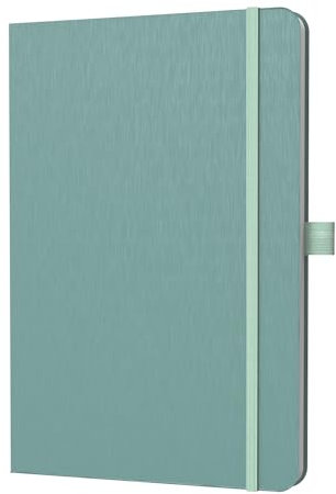 ONAVIA A5 Liniert Notizbuch, Notebook Hardcover, 80 Blätter (160 Seiten) 80 g/m², 7mm Linienabstand für zu Hause, Schule und Arbeit (Grün)