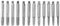 Bortivier Chainsaw Sharpening Stone, Chainsaw Grinding Stone, 12PCS High Hardness Diamond Chainsaw Sharpener(4Mm, 4.8Mm, 5.5Mm)