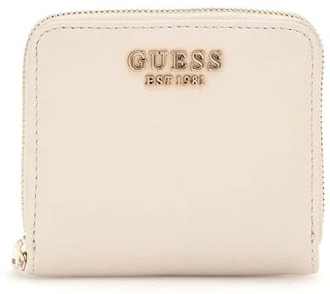 GUESS Talent SLG Small Zip Around Wallet S Cream White