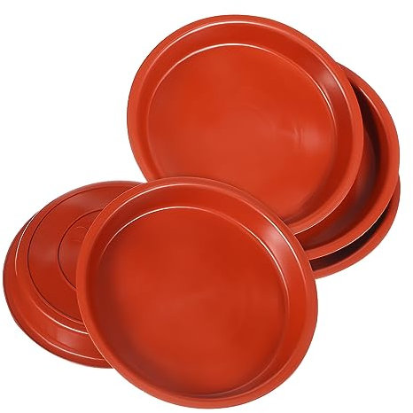 JOINPAYA 5 Piezas Placas de Base para Macetas de Plástico Bandejas para Plantas de Interior y Exterior Drenaje y Estabilidad para Suculentas y Macetas Variadas