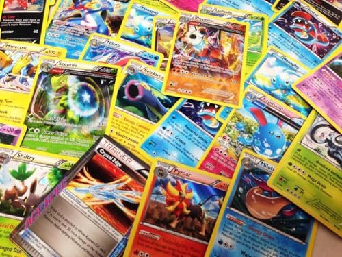 Ultimate 50 Card Bundle - Guaranteed 5 Holos Plus Trading Shack UK Card Compatible with Pokemon TCG