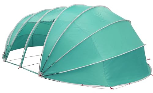 vidaXL Poolzelt Kuppel 538 x 440 x 204 cm Meergrün