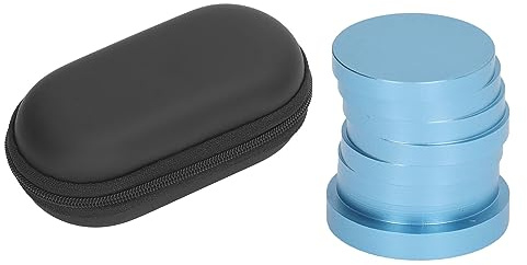 S-förmige Münze, rotierendes Spielzeug, Aluminiumlegierung, Stressabbau, Fidget Spinner für Büroangestellte, Studenten, ADHS, Angstlinderung, Schreibtisch-Gadget, 3,3 x 3,6 cm (Blau)
