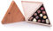 CHOCOLISSIMO - Schokolade Geschenk - Pralinen Geschenk - 12 Edle Pralinen, im dreieckigen Holzkästchen - Geschenkidee, Geschenk Geburtstag, Dankeschön, Muttertag, Vatertag, Weihnachten - Chocotriangle