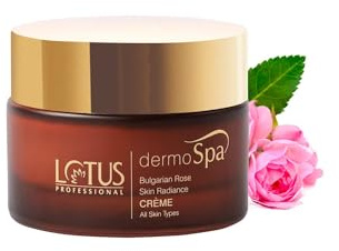 Lotus Professional Dermo Spa Bulgarian Rose Skin Radiance Cream with SPF20, 50 g