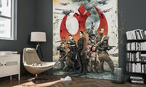 Komar Star Wars Vlies Fototapete REBELS | 200 x 250 cm | Tapete, Wand Dekoration, Imperium, Rebellen | 010-DVD2