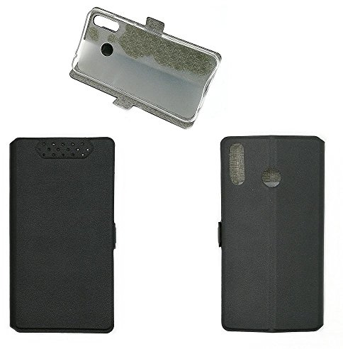 QiongniAN Custodia per Huawei P Smart+ INE-LX1 / P Smart Plus INE-L21 Custodia Case Cover Black