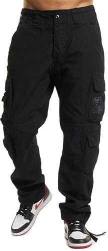 Brandit Pure Slim Fit Pants, Farbe: Black, Größe: 4XL