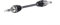 RIDEX Arbre de transmission 13D0306 Avant Gauche Denture extérieure, côté roue: 27 Longueur: 675 mm