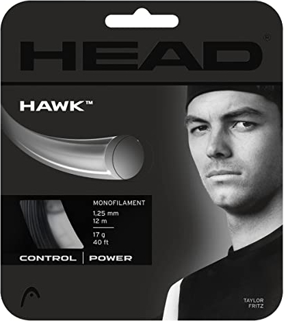 HEAD Set Hawk, Racchetta da Tennis Unisex Adulto, Nero, 17