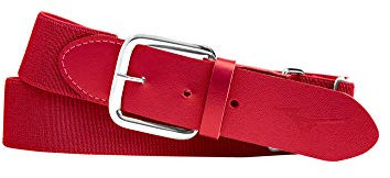 Mizuno Jungen Klassischer elastischer Gürtel, rot, Youth OSFM