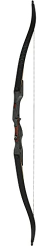 October Mountain Mountaineer Dusk Recurve Bow 62 in. (Black, RH, 50, Pounds)