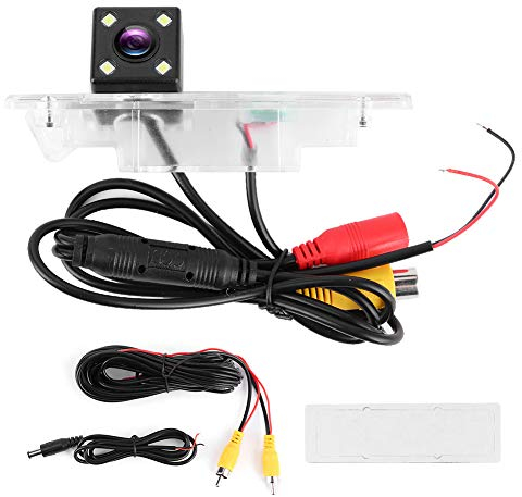 Headerbs CCD HD 170 Grad Rückfahrkamera Spiegel, IP67 Parkplatz Rückfahrkamera Kabel für 1er 116i 120i 135i 640i E81 E87 E89, Schwarz