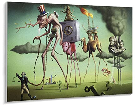 Puzzle 1000 Teile Retro psychedelische Malerei Salvador Dali Surrealismus Wandkunst Zusammenfassung Puzzle 1000 Teile New York Geschicklichkeitsspiel für die ganze Familie(38x26cm