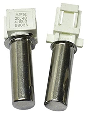 NUHFUFA Temperatursensor, Trockensensor, kompatibel mit Midea Swan, Wäschetrockner 4,8 K, Waschmaschinenzubehör, spezielle Heizstabtemperaturregelung (2 Stück)
