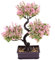 YARNOW Künstliche Bonsai Pflanze Im Topf Dekorative Kunstpflanze Für Zuhause Büro Und Wohnzimmer Simulation Grüner Pflanzen Für Tischdeko Und Innenraumgestaltung Fake Potted Plants