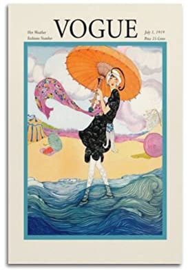 LIOONS Art Fashion Vintage Vogue Poster Dekorative Gemälde Leinwand Wandposter und Kunstbild Druck Moderne Familie Schlafzimmer Dekor Poster 08x12inch (20x30cm)