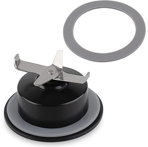 Anbige Hoja de repuesto con 2 juntas, compatible con licuadoras Black&Decker BL1110BG BL1120BG BL1130SGM BL1820SGM BL1830SGM (hoja cruzada)