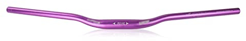 LOVEDELU Manubrio Leggero in Alluminio con Rialzo, Manubri Larghi per Bicicletta da Strada MTB Mountain Bike 31,8 MM * 780 MM,Viola