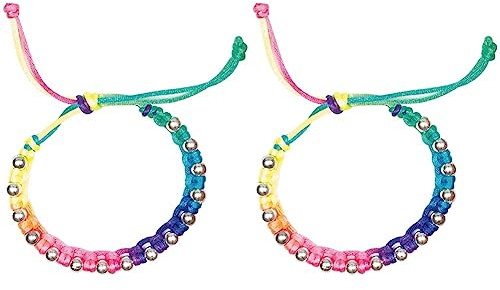 Baker Ross Armbänder in Neonfarben für Kinder (4 Stück) Mitgebsel und Preis für den Kindergeburtstag, EF629 (Packung mit 2)