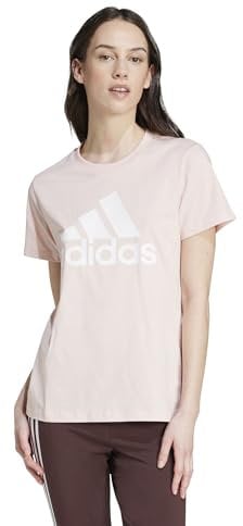 adidas Femme Essentials Logo Tee, Sandy Pink, XS