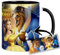Beauty And The Beast Tasse Innen & Henkel Schwarz Keramikbecher Mug