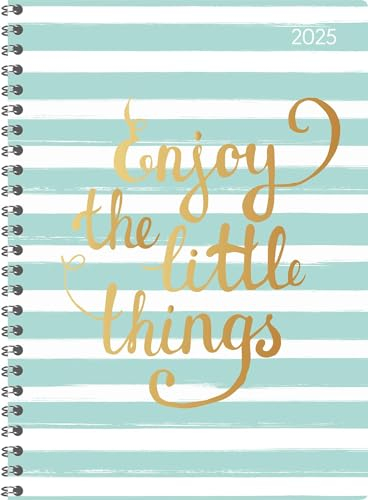 Alpha Edition - Ladytimer Ringbuch Little Things 2025, 15x21cm, Kalender mit 128 Seiten, Kalender mit einem Adressteil, Übersichten und internationalem Kalendarium, Wochenübersicht auf 2 Seiten