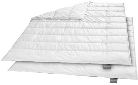 Traumnacht Green Bettdeckenset - Zwei Winterbettdecken 135x200 cm, nachhaltiges Steppbett mit Bezug aus Microfaser, produziert nach deutschem Qualitätsstandard
