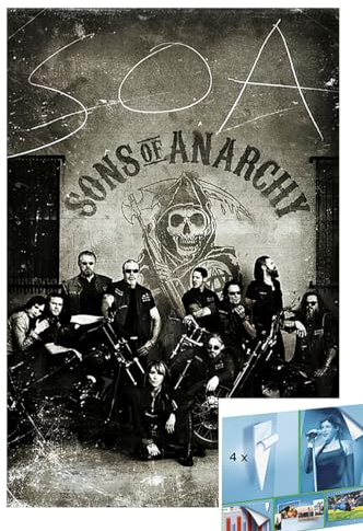 Close Up Sons of Anarchy - Poster (Vintage) (Größe: 61cm x 91,5cm) (Poster & Poster Strips)