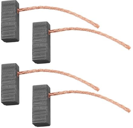 VGOL 2 pares de escobillas de carbono de 5 x 5 x 12 mm para sopladores, ventiladores, motores de limpiaparabrisas y motores de regulador de ventana, pieza de repuesto para varios motores de vehículos,