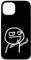 Hülle für iPhone 13 Strichmännchen tshirt Strichmännchen zeigt Mittelfinger