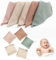 10 Stücke Baby Waschlappen,Baby Musselin Waschlappen, Baby-Handtücher Weiche Neugeborene, Baby Gesichtstücher, Baby Wipes aus Bio-Baumwolle 23 * 23 cm, Zufällige Farbe