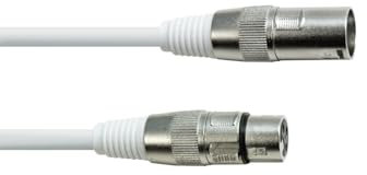 Eurolite DMX Cable XLR 3-pin 5m white