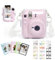 Clear Case Compatible with Fujifilm Instax Mini 12 Instant Camera with Mini Magnetic Photo Frames And 30pcs Lovely Mini Film Border Stickers (Case+Frames+Films Border Sticker)