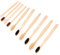 Healvian 10 Disposable Bamboo Toothbrushes Hard Firm Bristles Travel Toothbrush Set Hotel Kit Random Color