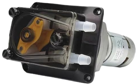 390-1500ML/min Miniature Water Pump Liquids Pump Dosing Aquarium Peristaltic Analytical Pump for Dishwasher Food Machinery(304KZL-12V)