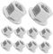 WEKADRIN 15Pcs Chainsaw Guide Bar Nut Replacement Parts Kit Heavy Duty Rivet Nut Drill Adapter for Secure Mounting Easy Installation Adjustable Precision Compatible with Chainsaw Accessories